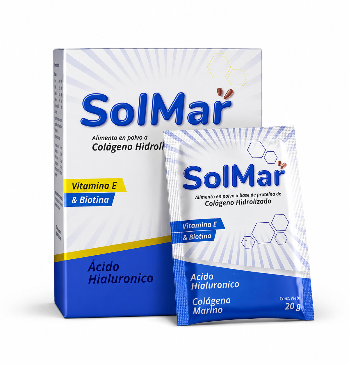 Solmar Colágeno Hidrolizado Marino x 25 sobres